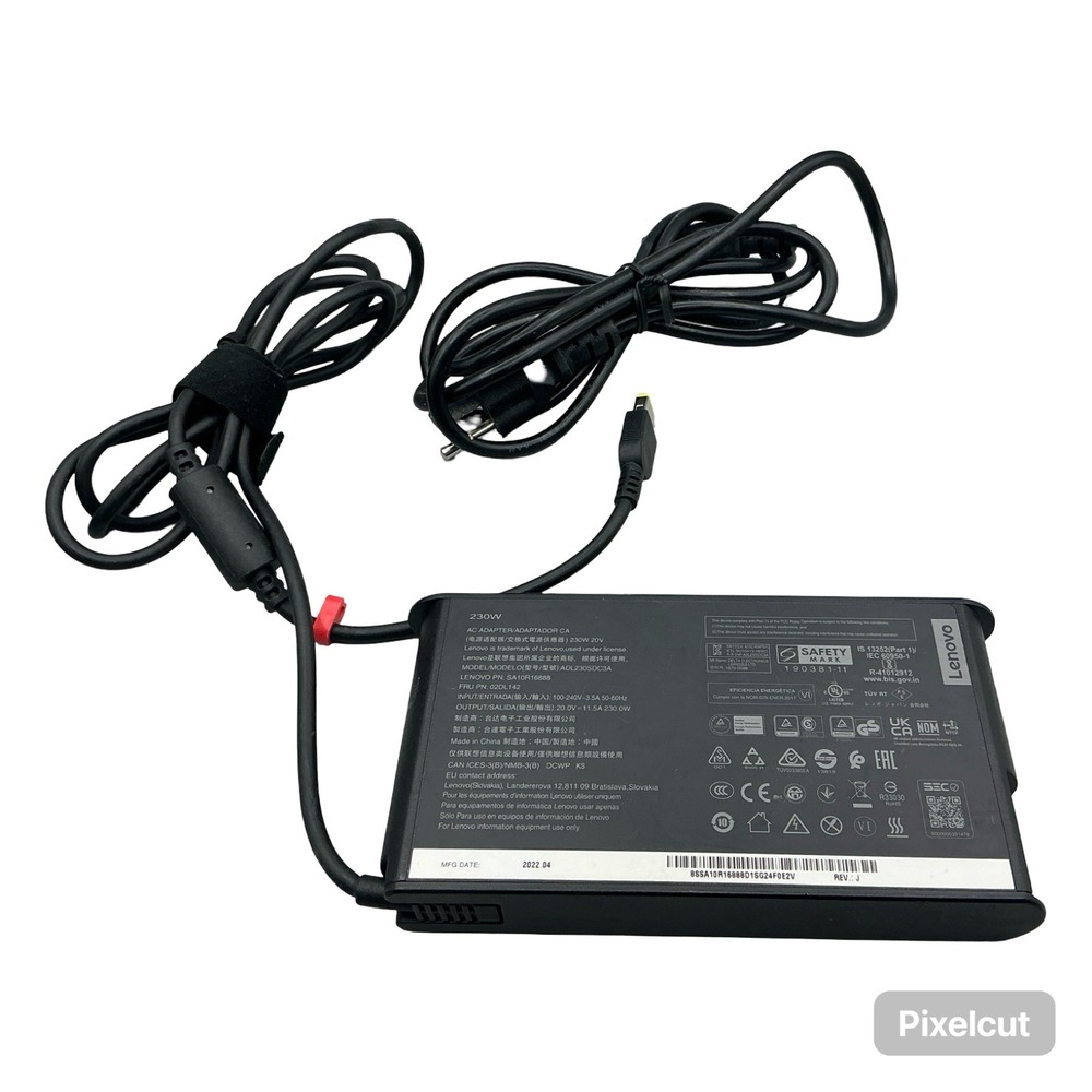 Lenovo 230W AC Adapter ADL230SDC3A 20V 11.5A Slim Tip Power Supply SA10R16888